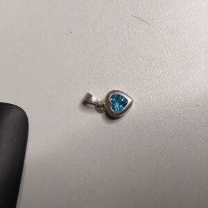 Silver heart pendant